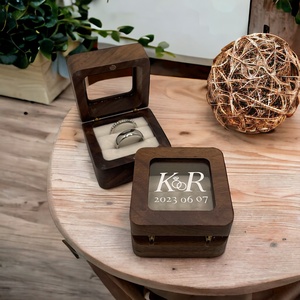 Egyedi fa-gyűrűtartó doboz, Esküvő, Kiegészítők, Gyűrűtartó & Gyűrűpárna, , MESKA