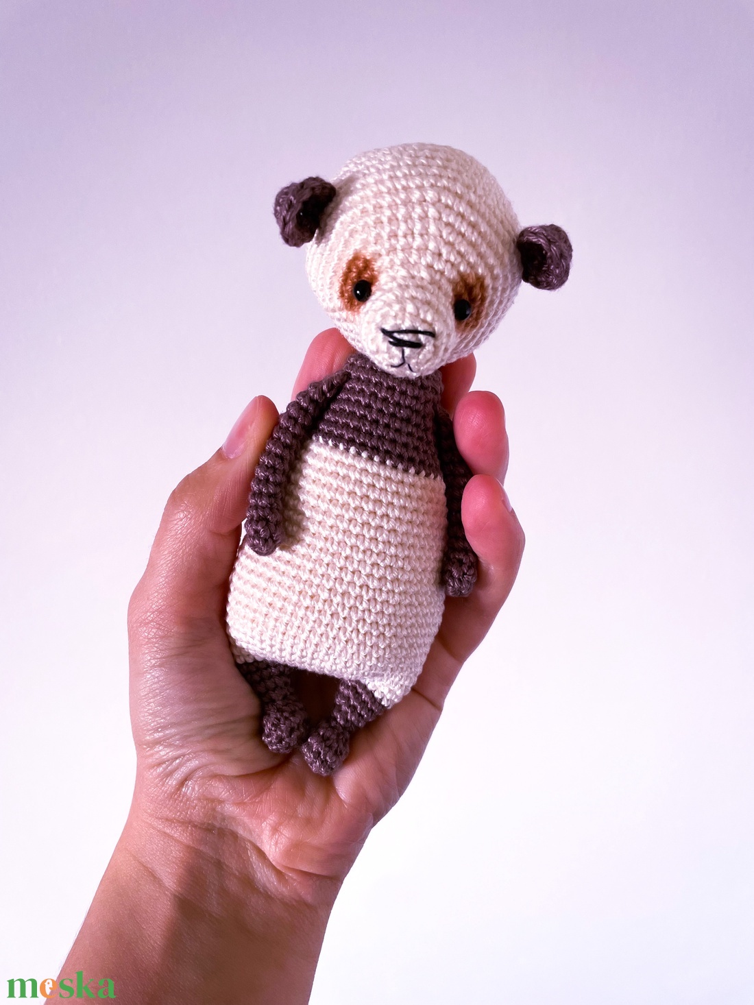 Amigurumi panda maci - forgatható fejjel - játék & sport - plüssállat & játékfigura - maci - Meska.hu