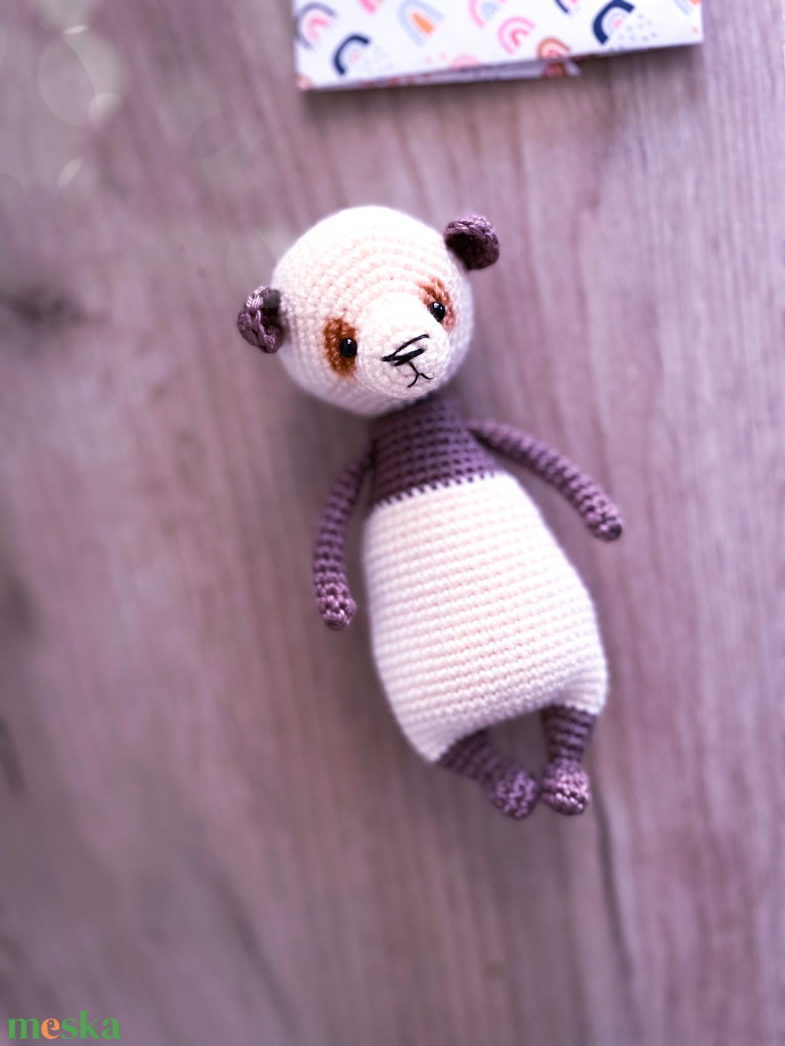 Amigurumi panda maci - forgatható fejjel - játék & sport - plüssállat & játékfigura - maci - Meska.hu