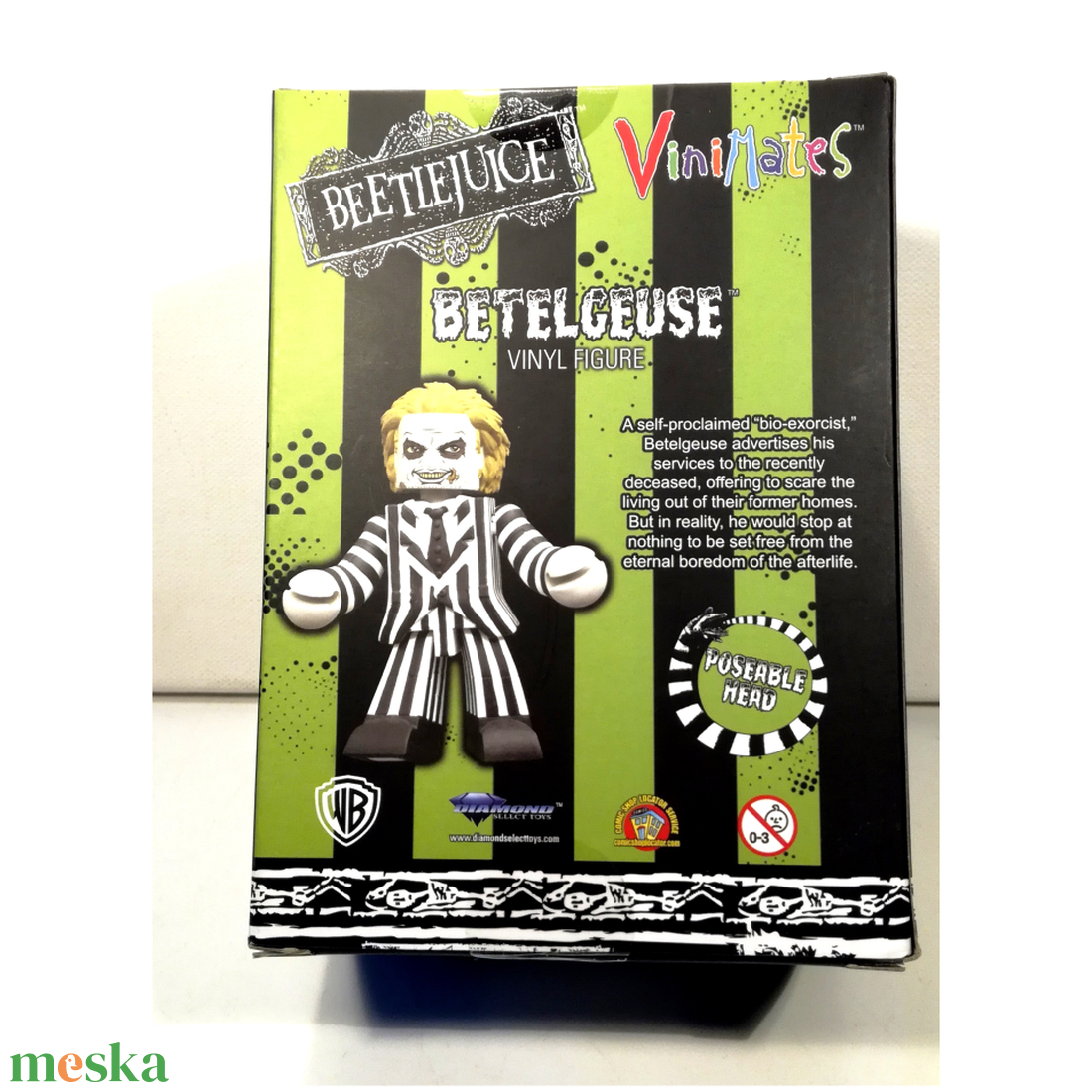 Vintage Beetlejuice figura eredeti dobozában - játék & sport - baba & babaház - baba - Meska.hu