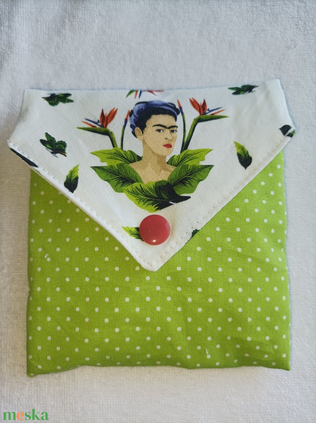 Frida Kahlo ll. -arctisztító korong csomag 8db+neszesszer - szépségápolás - arcápolás - arctisztító korong - Meska.hu