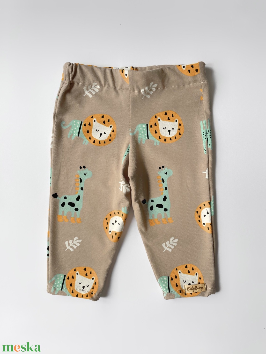 Baba leggings - safari barna - ruha & divat - babaruha & gyerekruha - nadrág - Meska.hu