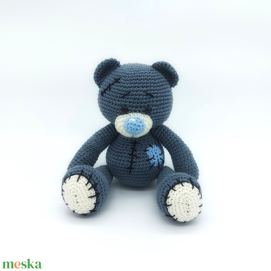 Amigurumi mackó - játék & sport - plüssállat & játékfigura - maci - Meska.hu