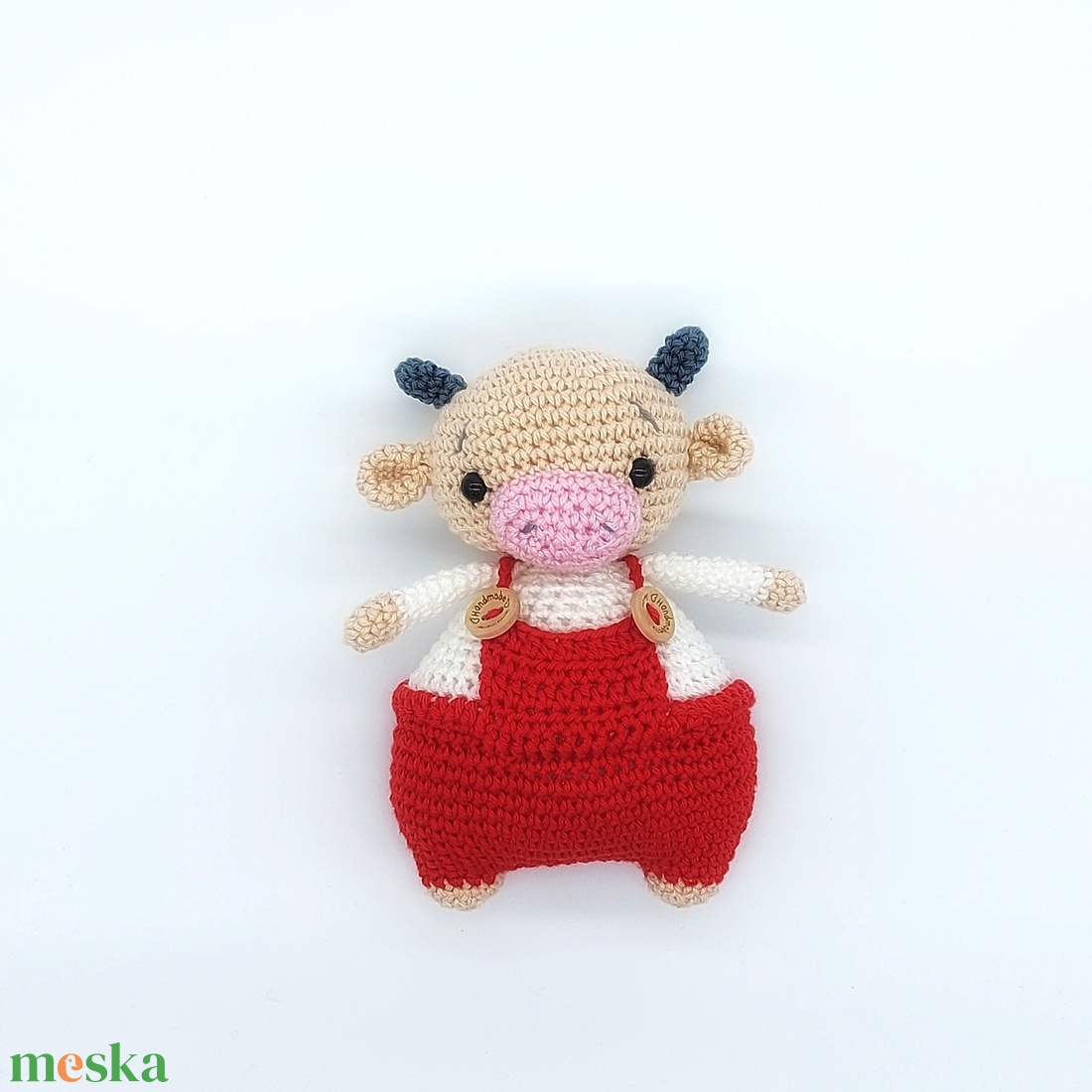 Amigurumi tehén - játék & sport - plüssállat & játékfigura - más figura - Meska.hu