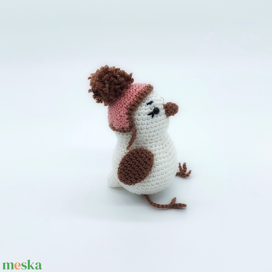 Amigurumi hómadárka - játék & sport - plüssállat & játékfigura - madár - Meska.hu