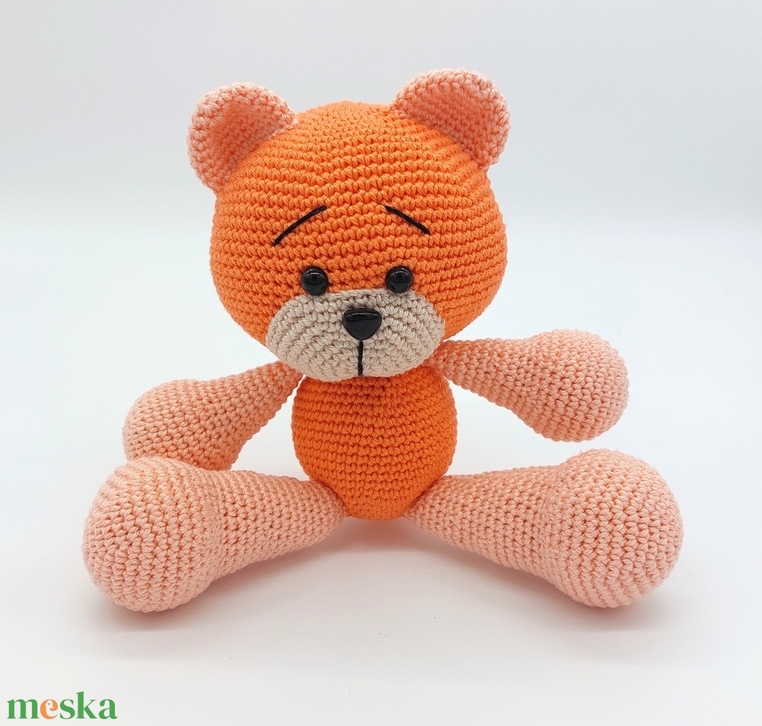 Amigurumi mackó - játék & sport - plüssállat & játékfigura - maci - Meska.hu