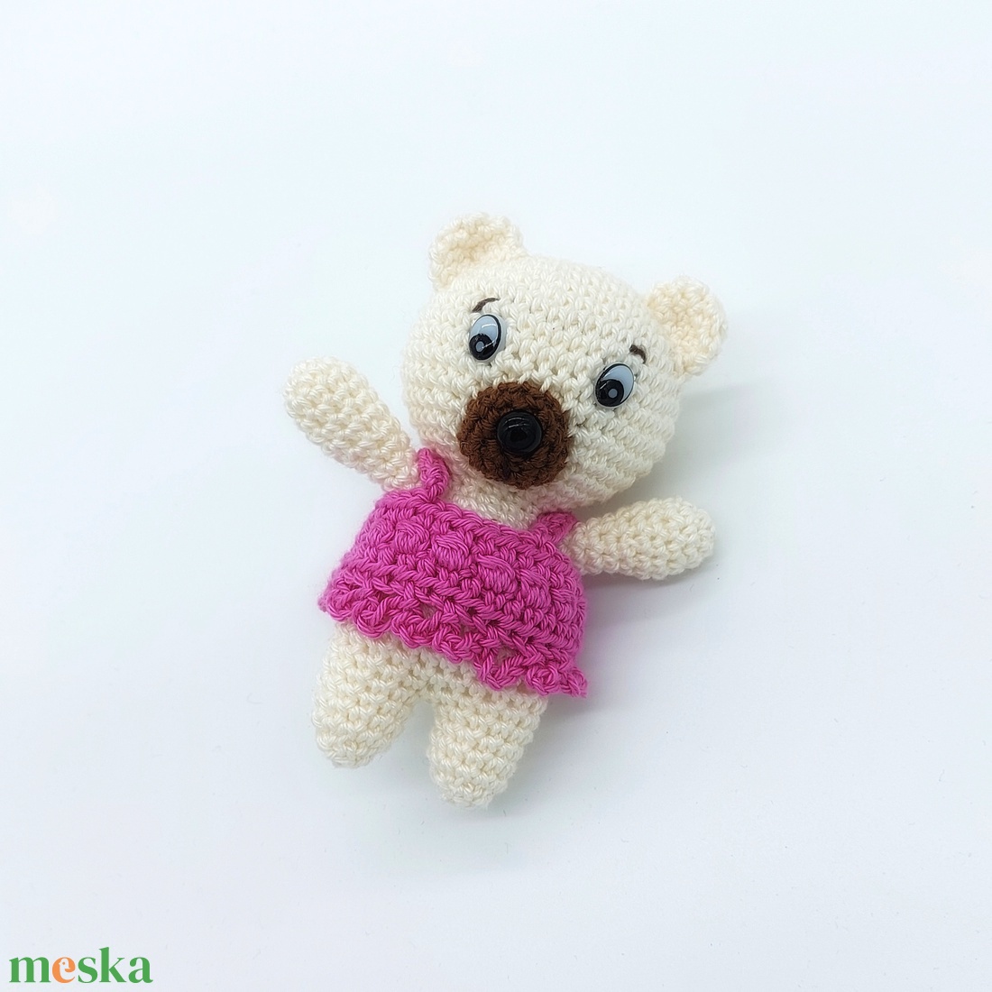 Mindennapok divatja Pici amigurumi maci - játék & sport - plüssállat & játékfigura - maci - Meska.hu