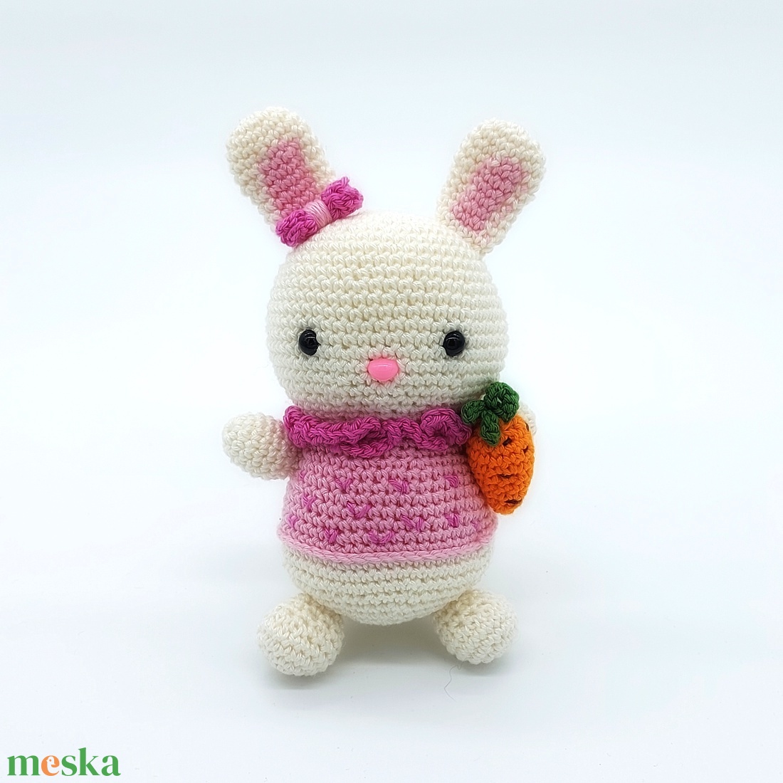 Húsvéti csoda Fehér amigurumi nyuszi - játék & sport - plüssállat & játékfigura - nyuszi - Meska.hu