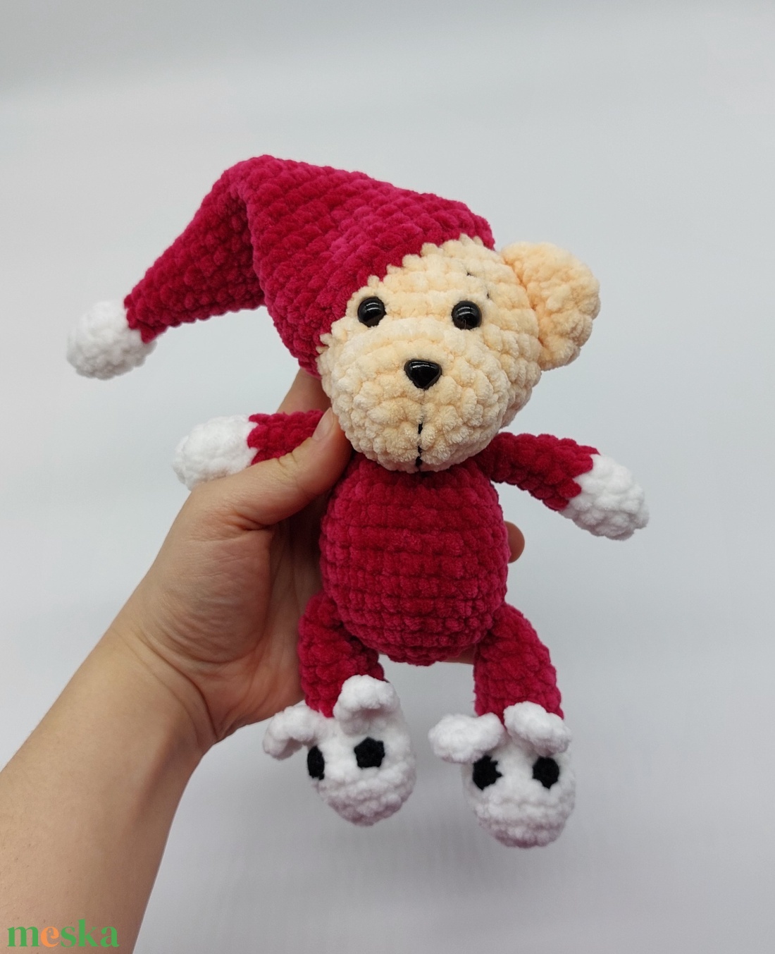 Pihe-puha amigurumi mackó - játék & sport - plüssállat & játékfigura - maci - Meska.hu