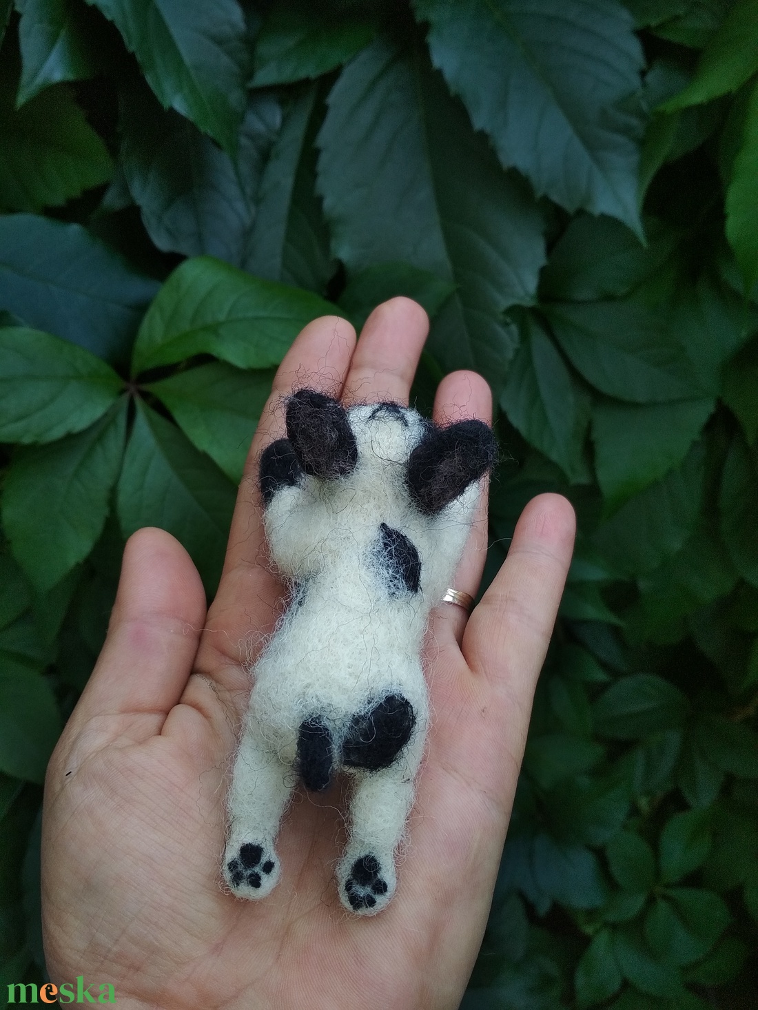 Tűnemezelt, nemez hasaló francia bulldog - játék & sport - plüssállat & játékfigura - kutya - Meska.hu