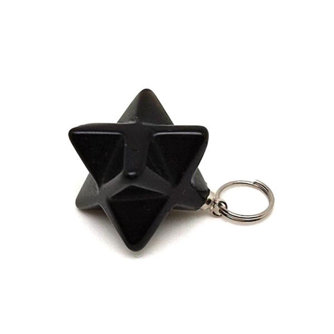 Merkaba medál Obszidián 2x2cm - ékszer - nyaklánc - medál - Meska.hu