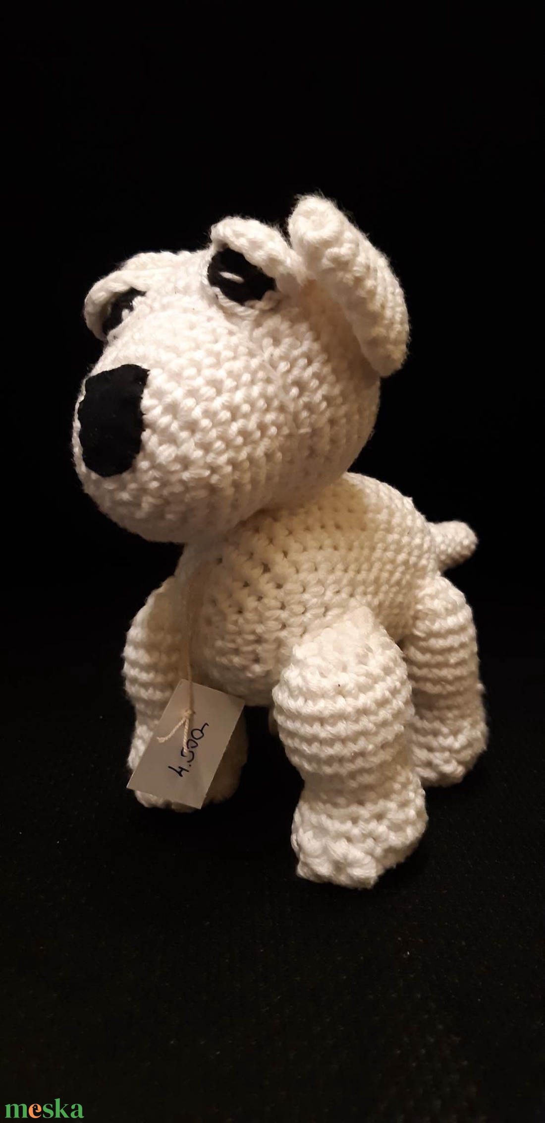 Westie kutyus,amigurumi - játék & sport - plüssállat & játékfigura - kutya - Meska.hu