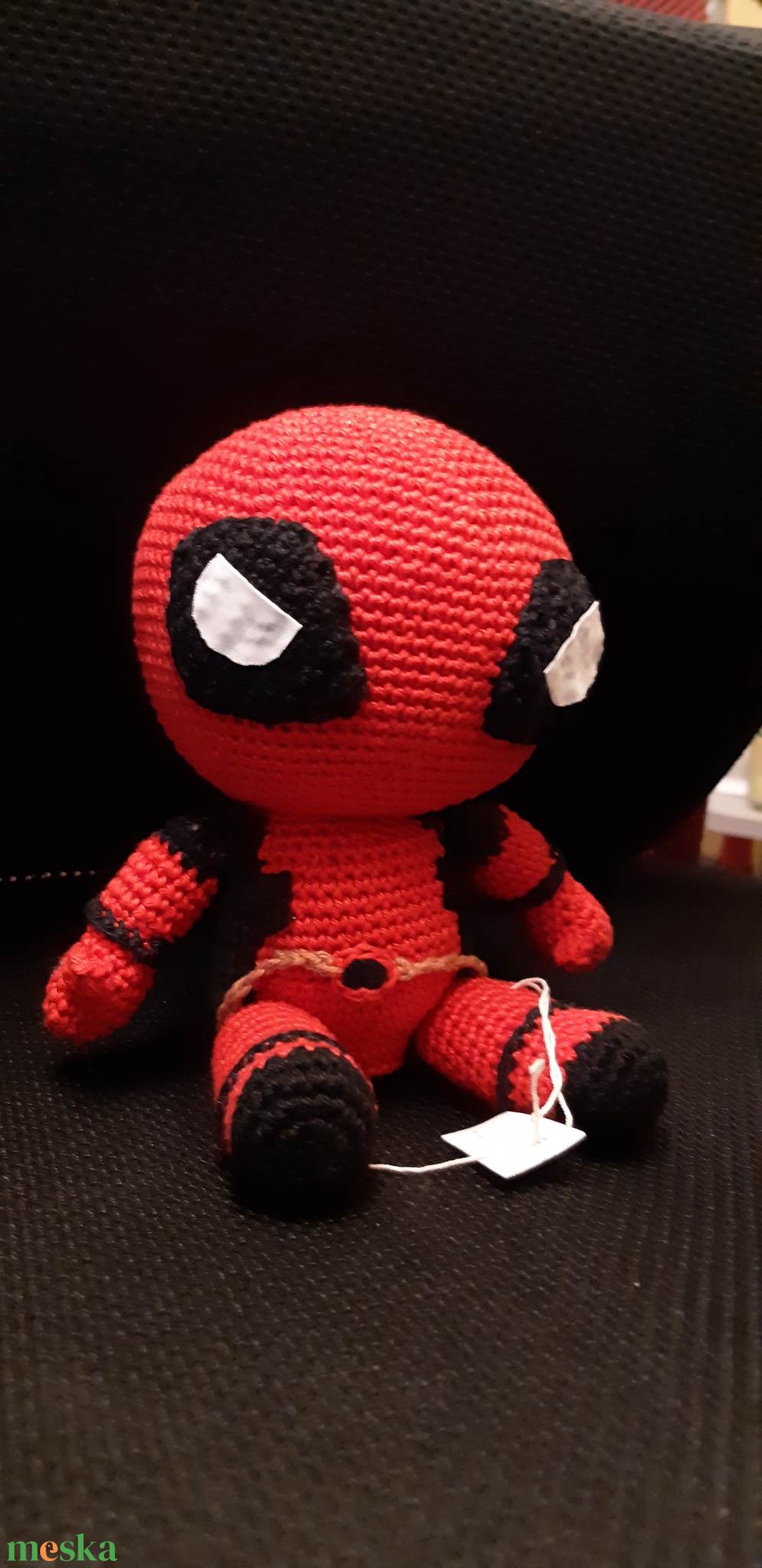 Szuperhős,Dead-pool amigurumi - játék & sport - baba & babaház - baba - Meska.hu