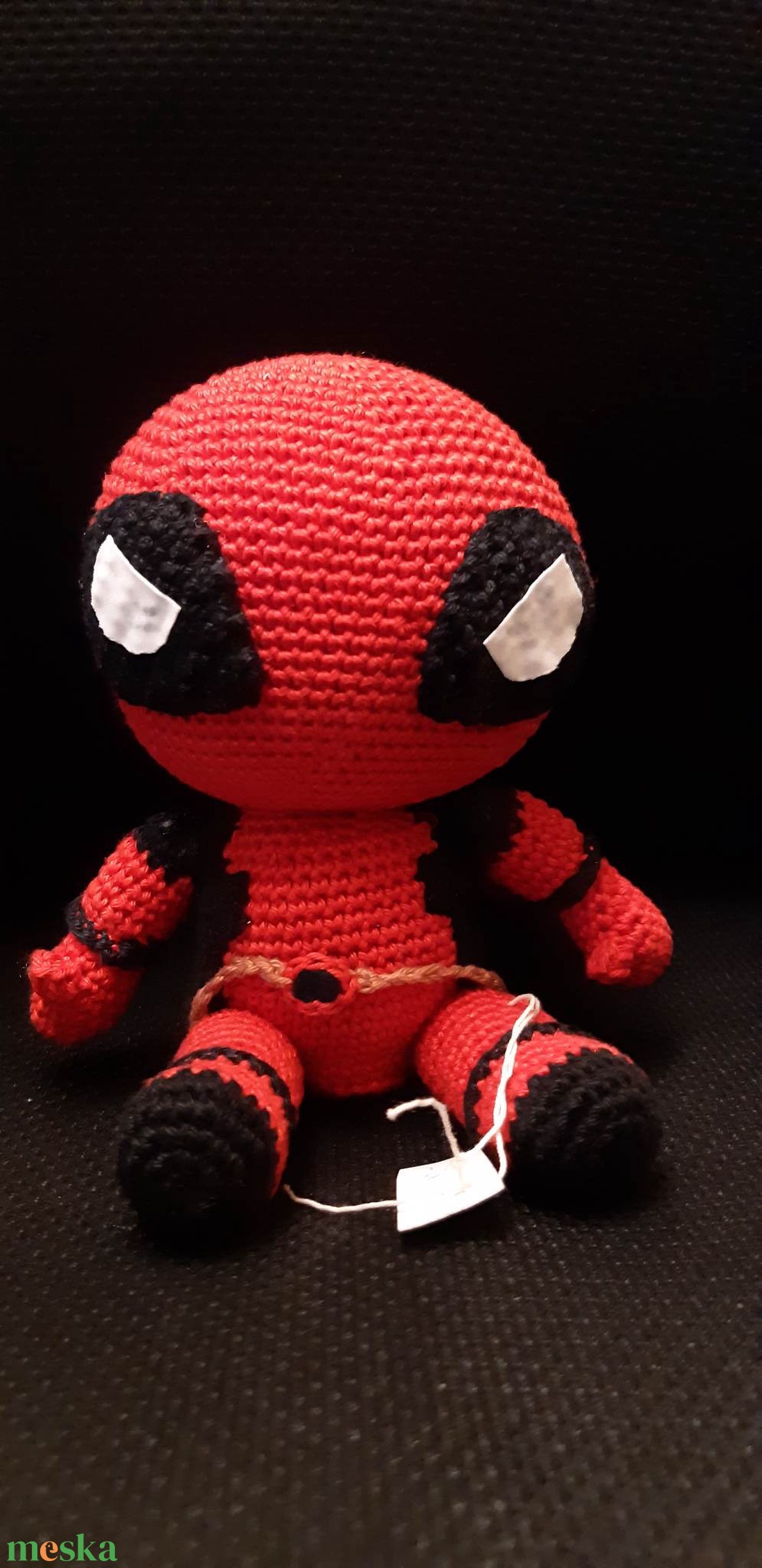 Szuperhős,Dead-pool amigurumi - játék & sport - baba & babaház - baba - Meska.hu