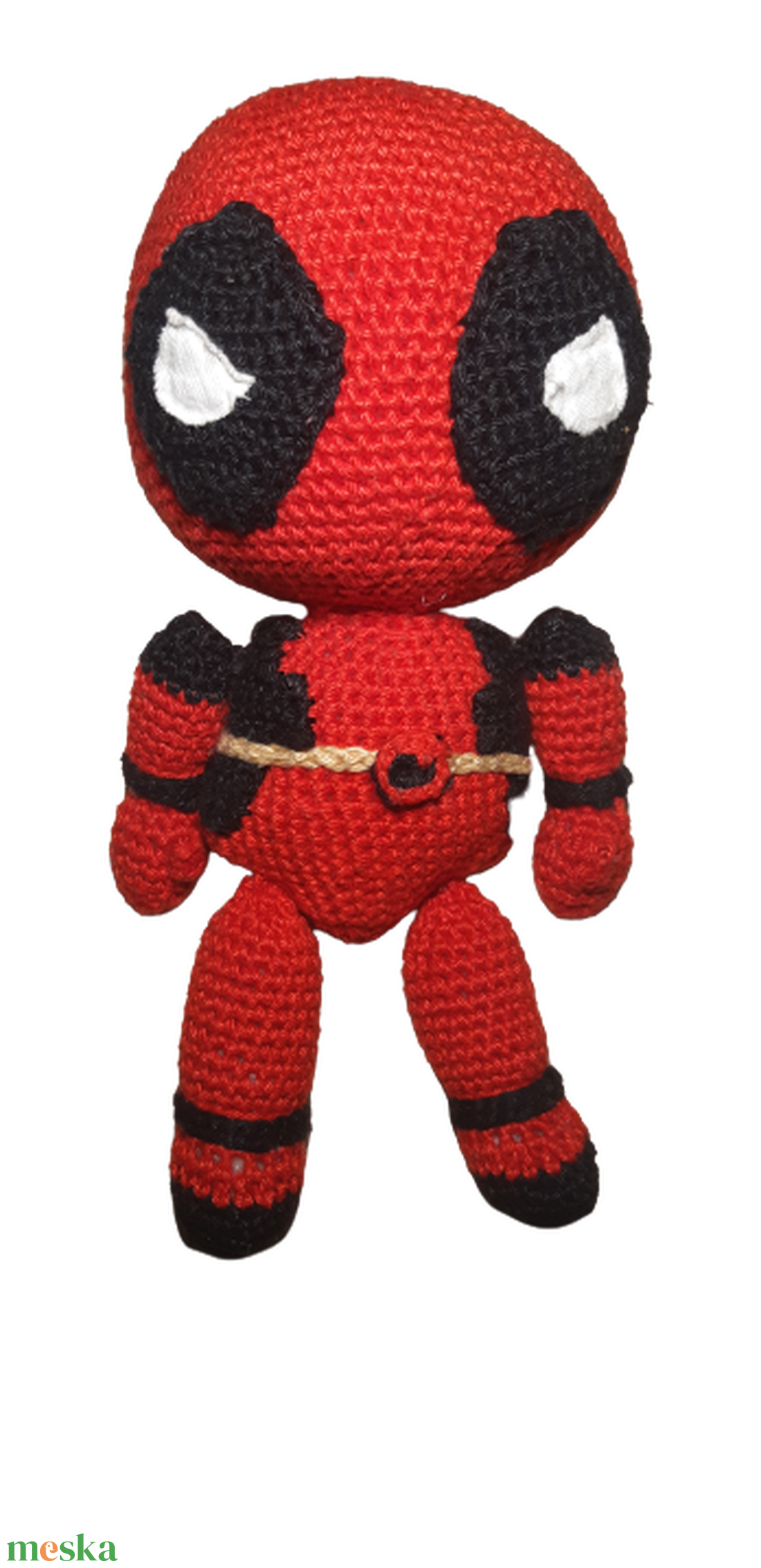 Szuperhős,Dead-pool amigurumi - játék & sport - baba & babaház - baba - Meska.hu