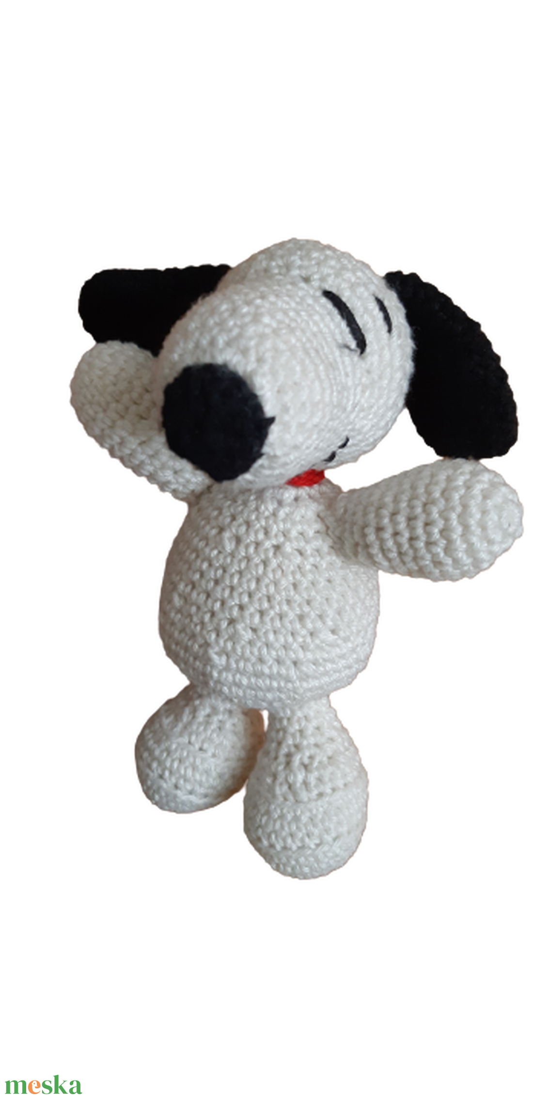 Snoopy amigurumi figura - játék & sport - plüssállat & játékfigura - kutya - Meska.hu