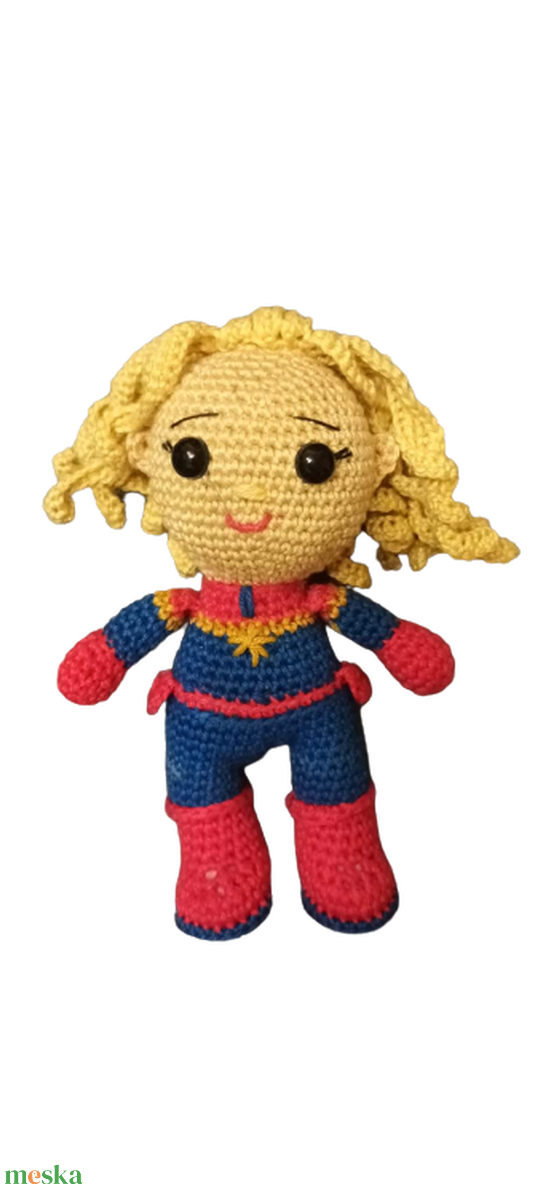 Marvell kapitány szuperhős horgolt amigurumi figura - játék & sport - plüssállat & játékfigura - más figura - Meska.hu