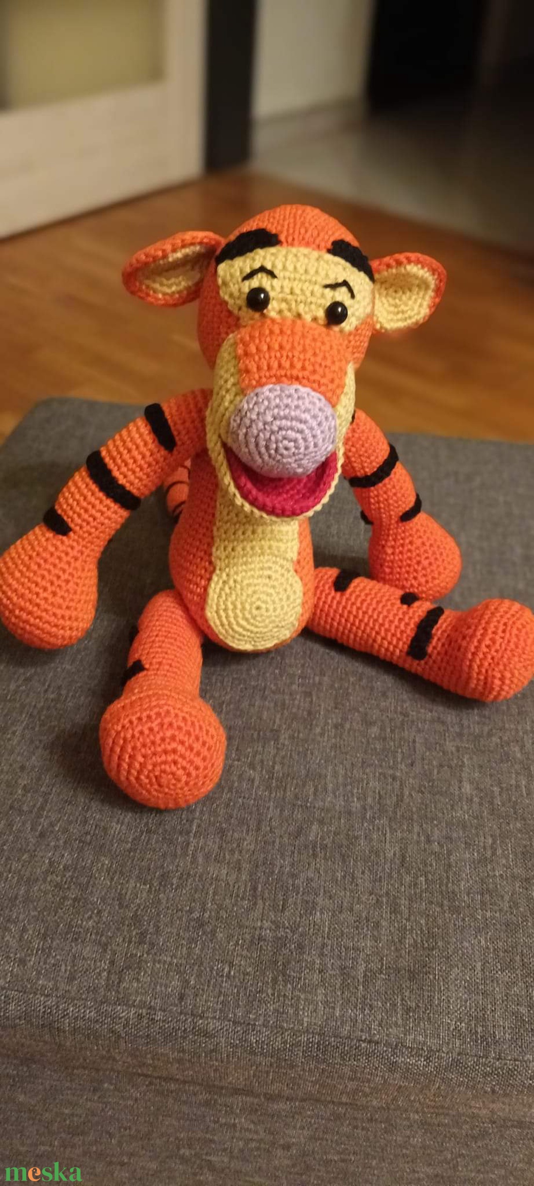 Tigris amigurumi figura - játék & sport - plüssállat & játékfigura - más figura - Meska.hu