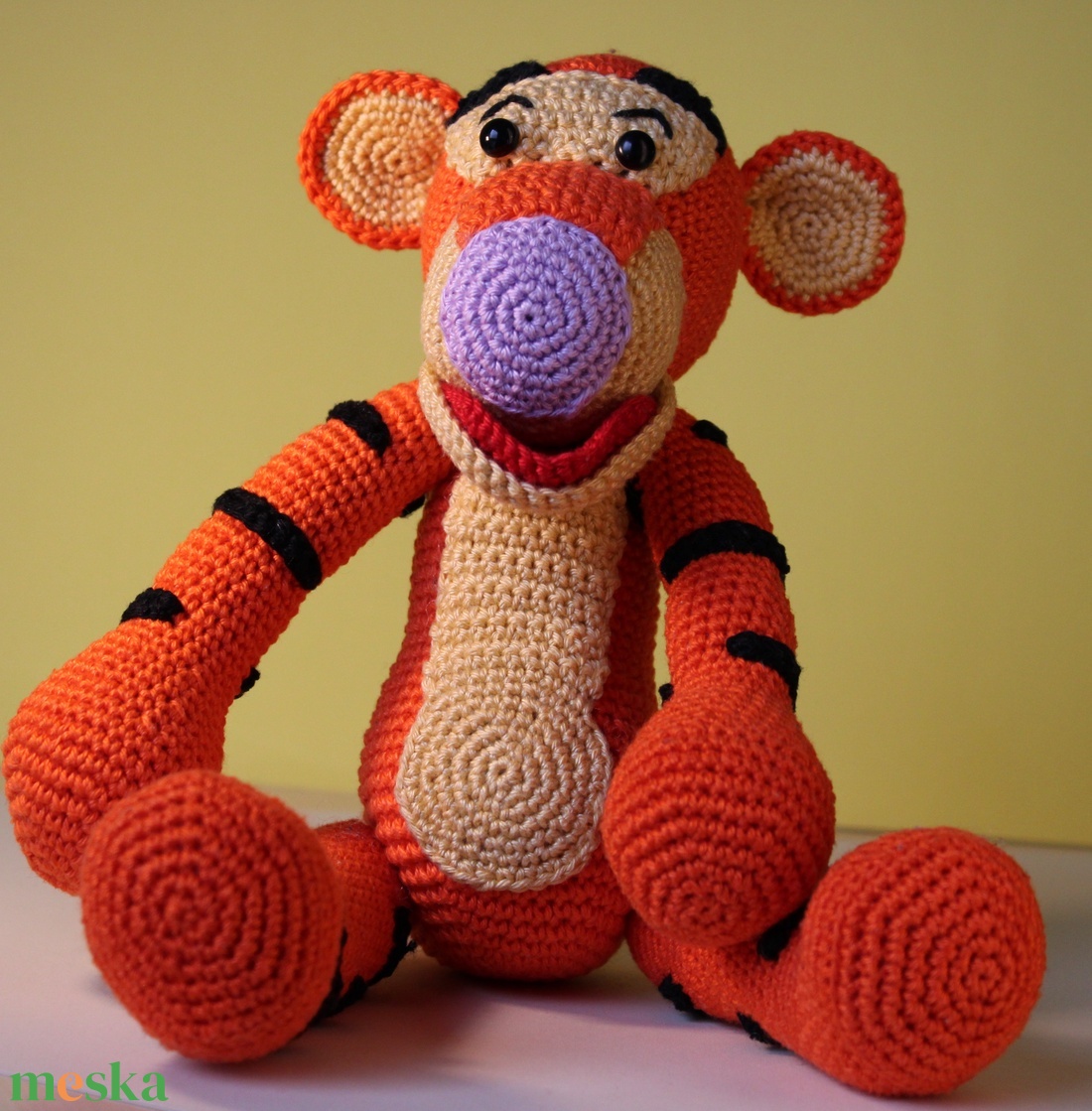 Tigris amigurumi figura - játék & sport - plüssállat & játékfigura - más figura - Meska.hu