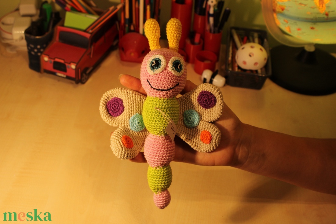 Pillangó amigurumi - játék & sport - baba & babaház - baba - Meska.hu