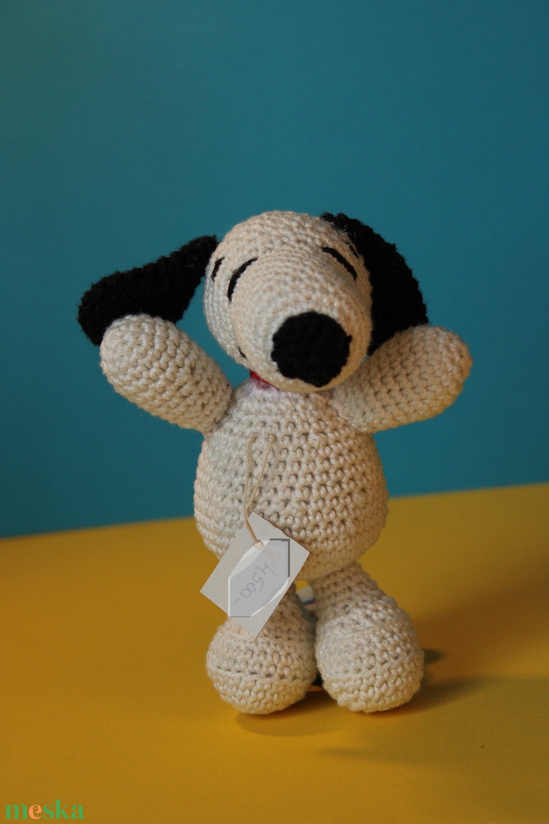 Snoopy amigurumi figura - játék & sport - plüssállat & játékfigura - kutya - Meska.hu