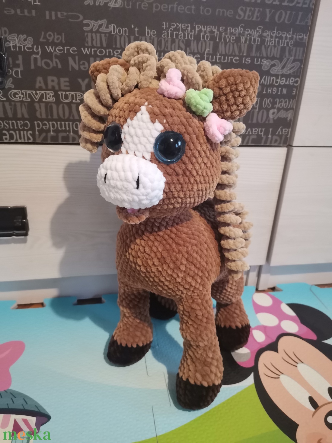 Amigurumi ló  - játék & sport - plüssállat & játékfigura - ló - Meska.hu