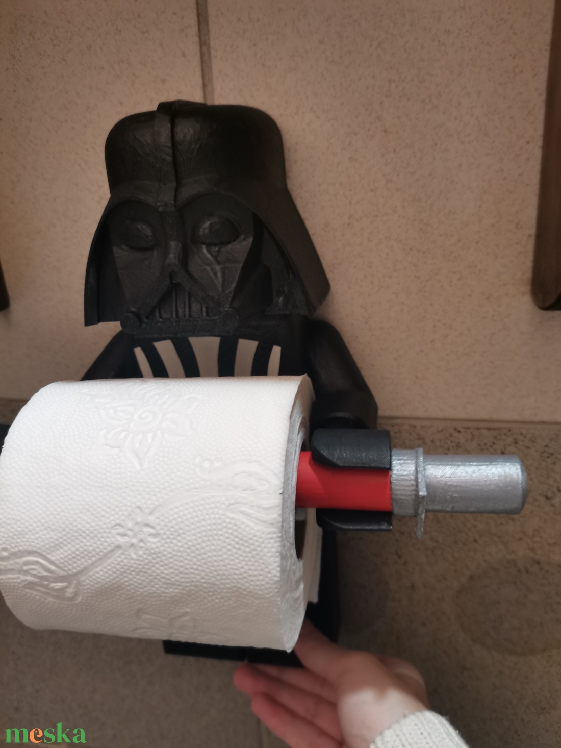 Darth Vader wc-papír tartó. - otthon & életmód - fürdőszoba - fürdőszobai dekoráció - Meska.hu