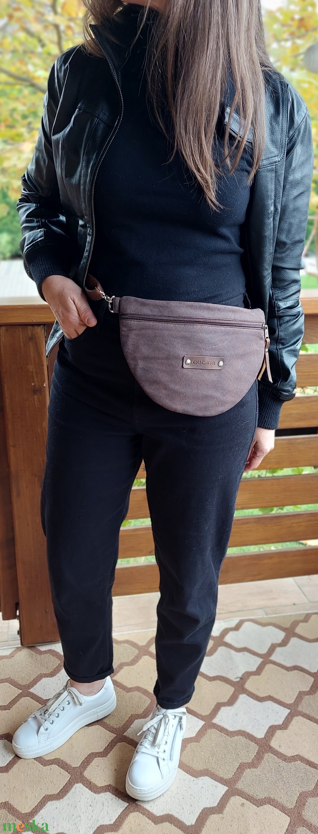 Grammicus kollekció - sötétbarna oldal - és övtáska/Bum Bag/Fanny Pack/Waist Bag/Belt Bag - táska & tok - övtáska - Meska.hu