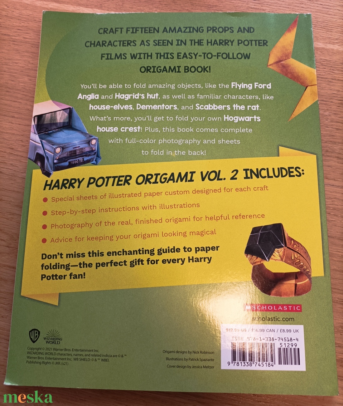 Harry Potter Origami Volume 2 Könyv - kellékek & szerszámok - könyv, újság - új könyv - Meska.hu