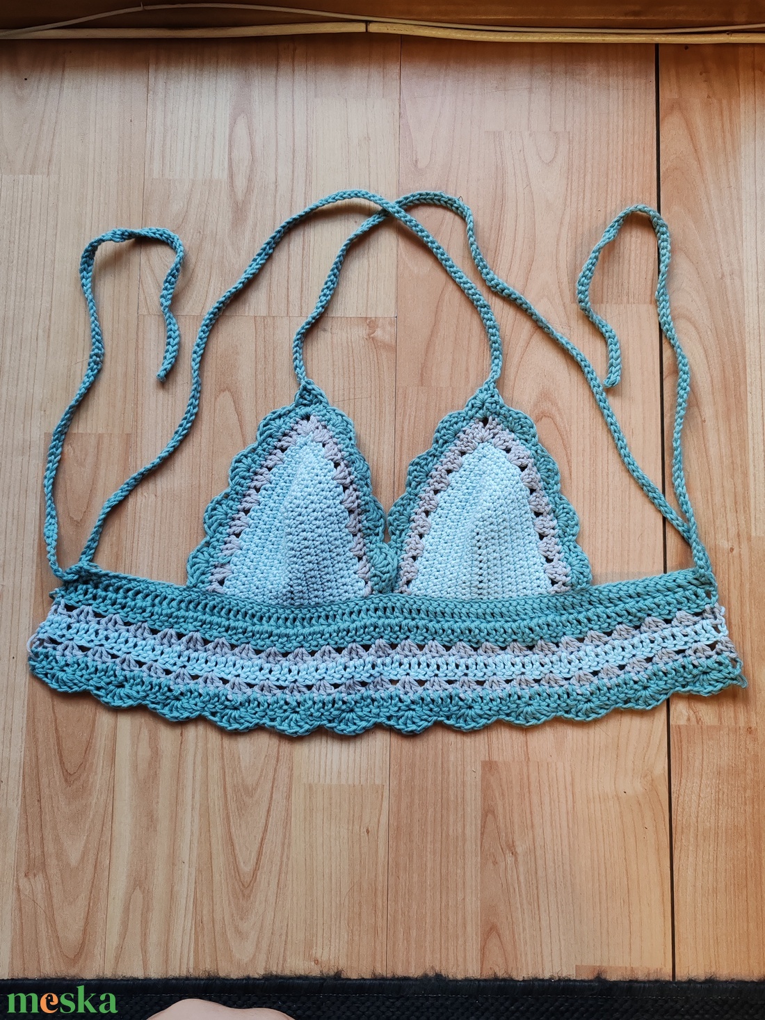 PDF-Mimóza Bralette Horgolásminta - diy (csináld magad) - szabásminta, útmutató - Meska.hu