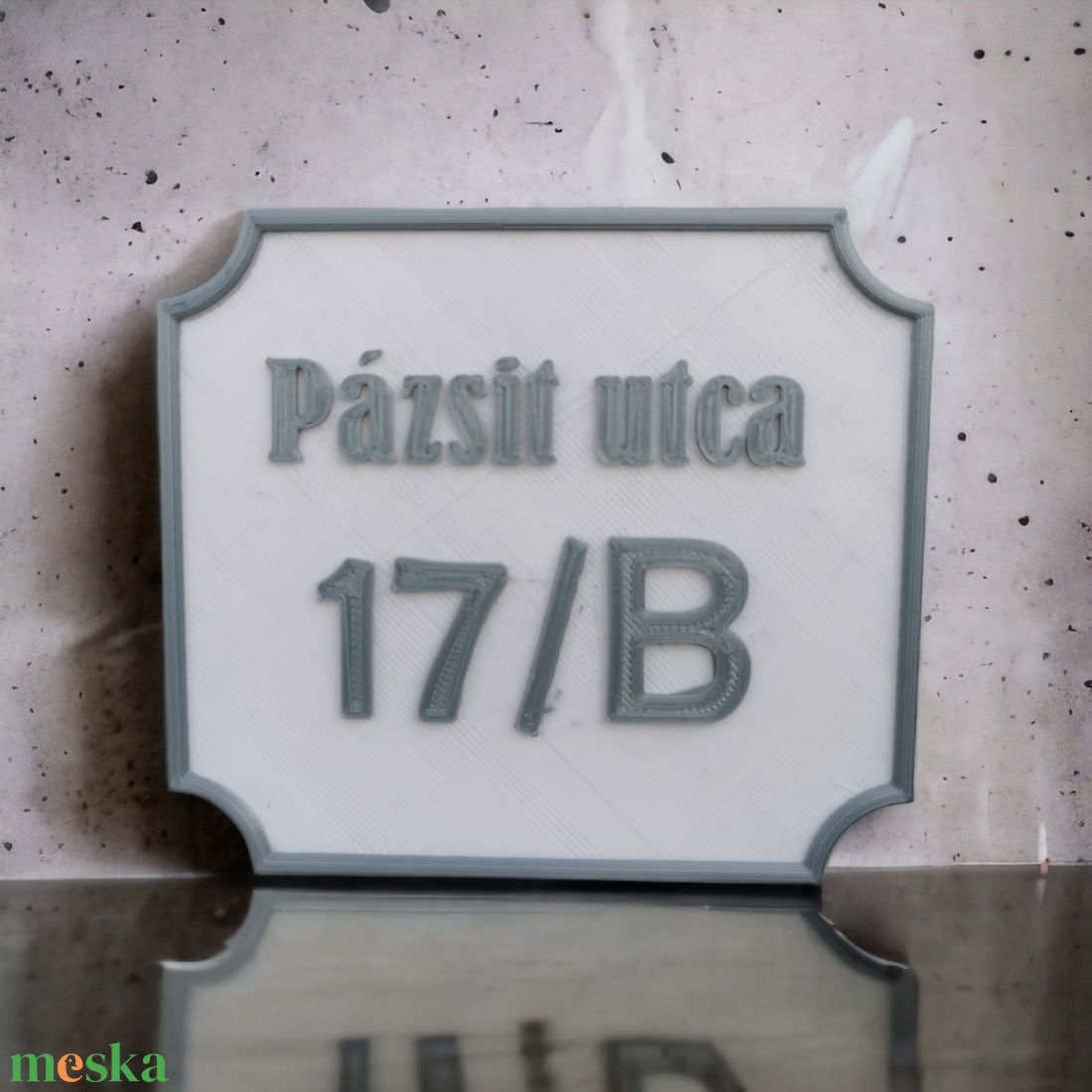 Utcanévtábla, házszámtábla, utcanév tábla, házszám tábla - otthon & életmód - ház & kert - házszám - Meska.hu