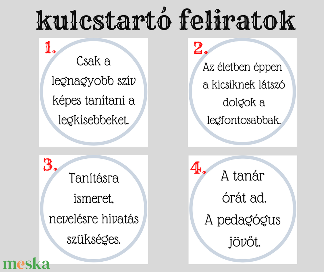 Óvónő Ballagási ajándék választható kísérőkártyával és medálokkal - táska & tok - kulcstartó & táskadísz - kulcstartó - Meska.hu