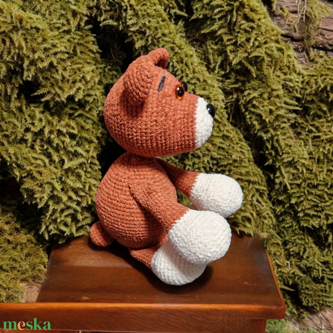 Amigurumi technikával kézzel horgolt Mackó  - játék & sport - plüssállat & játékfigura - maci - Meska.hu