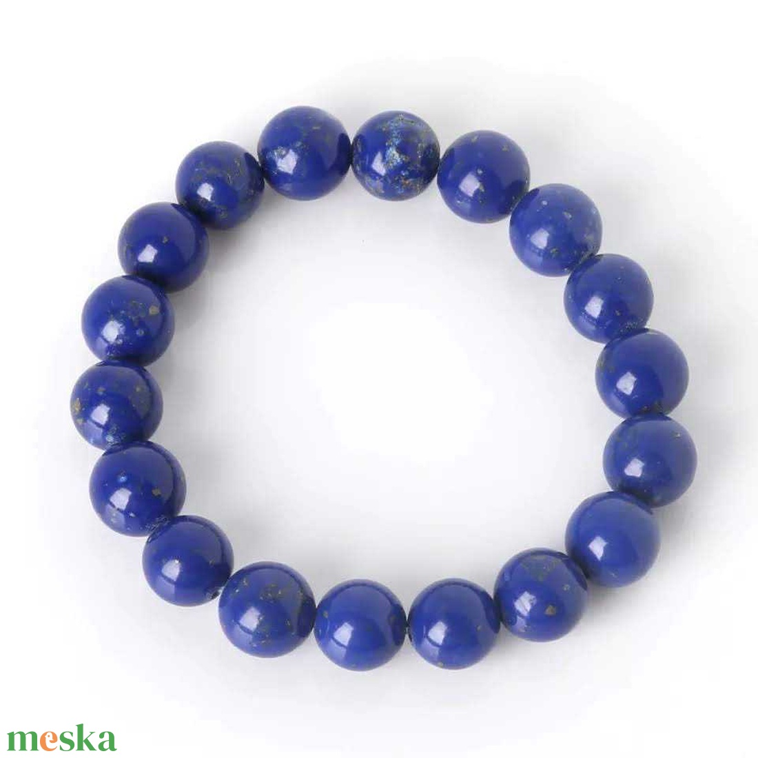 Belső igazság - lapis lazuli karkötő 8 mm - ékszer - karkötő - gyöngyös karkötő - Meska.hu