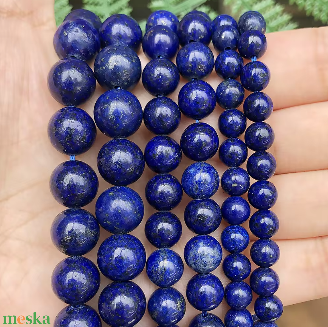 Bölcsesség - lapis lazuli karkötő 8 mm - ékszer - karkötő - karkötő medállal - Meska.hu