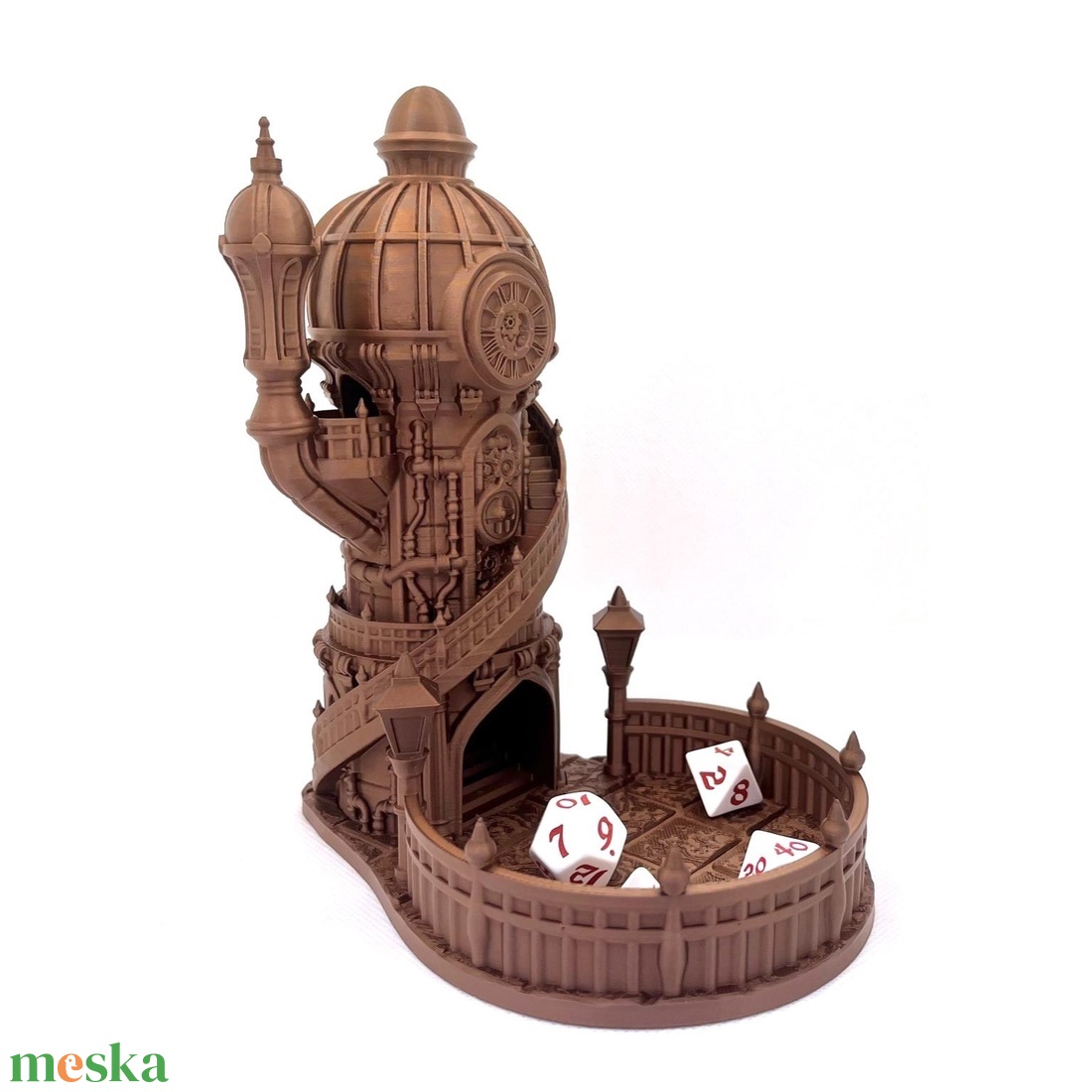 Steampunk Kockatorony / Dice Tower  - játék & sport - táblajáték és kártyajáték - társasjátékok - Meska.hu