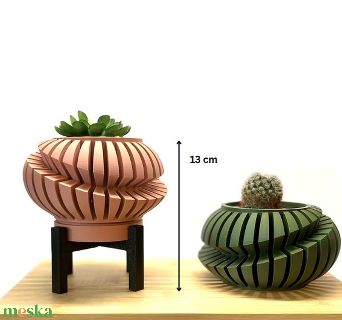 MAYA - Egyedi mintázatú kaspó, virágtartó - otthon & életmód - dekoráció - virágdísz és tartó - cserép & kaspó - Meska.hu
