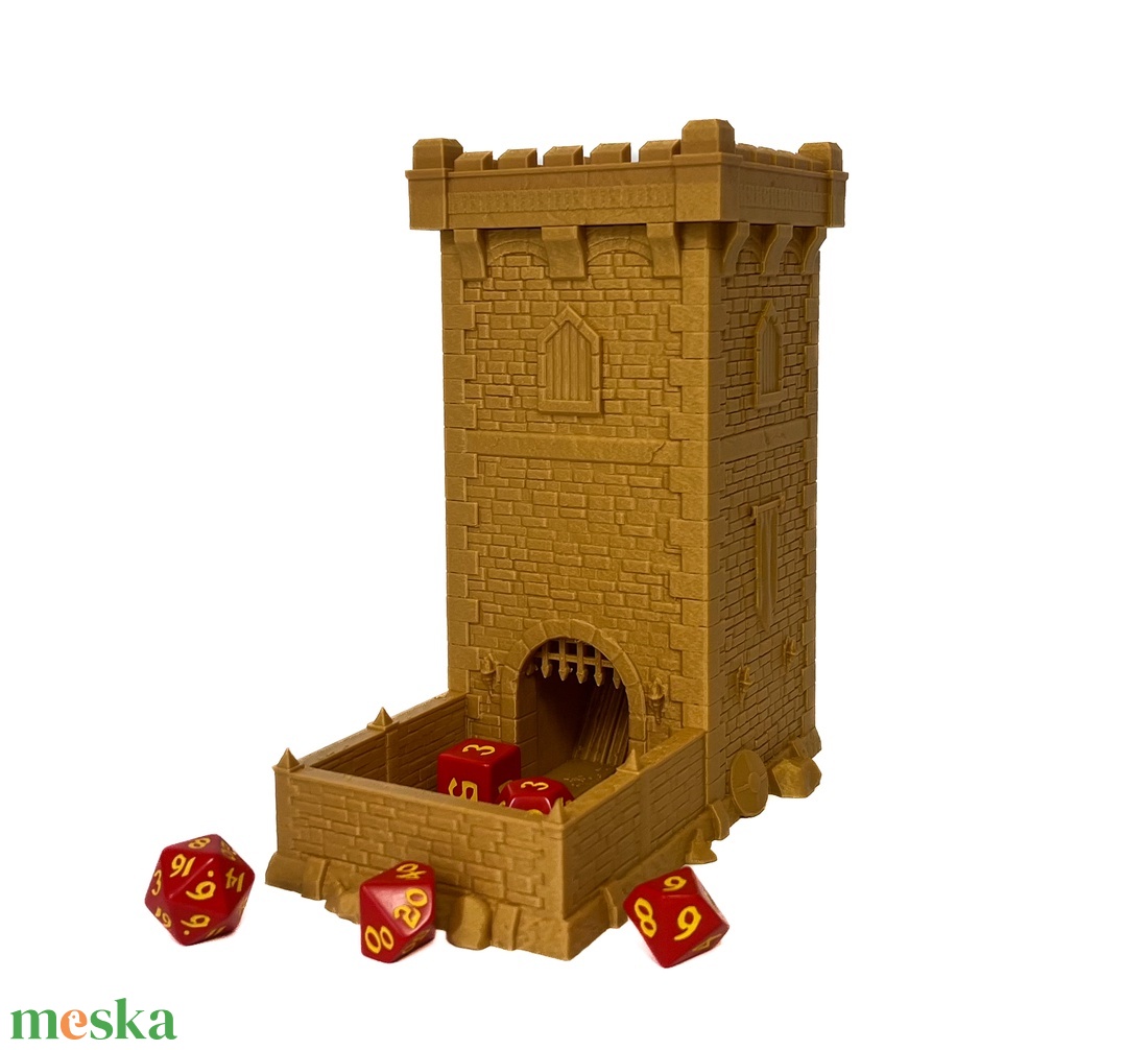 Golden Bastion Kockatorony / Dice Tower - játék & sport - táblajáték és kártyajáték - társasjátékok - Meska.hu