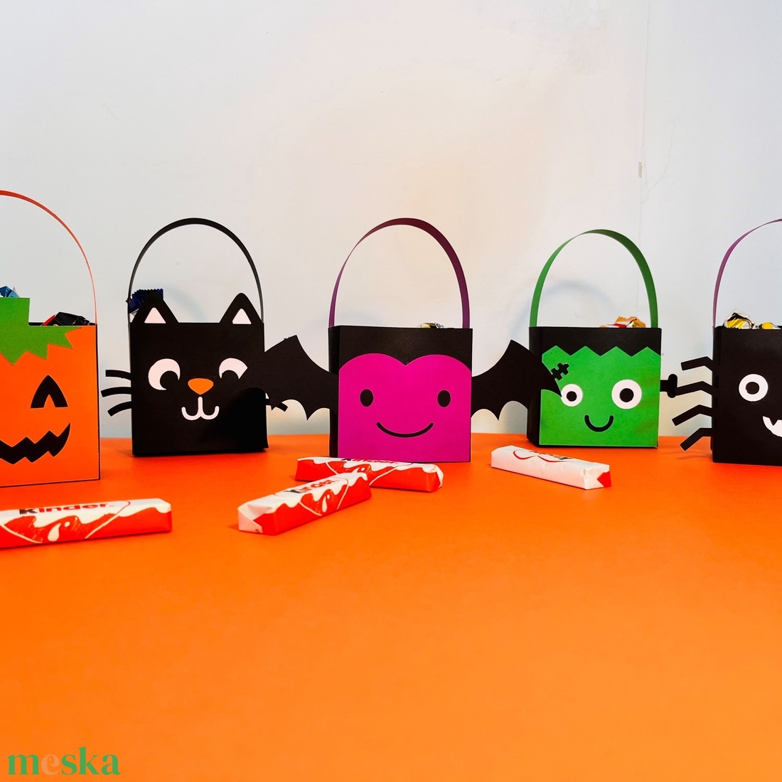 Halloween Candy Bag - 5 db - otthon & életmód - dekoráció - halloween - halloweeni dekoráció - Meska.hu