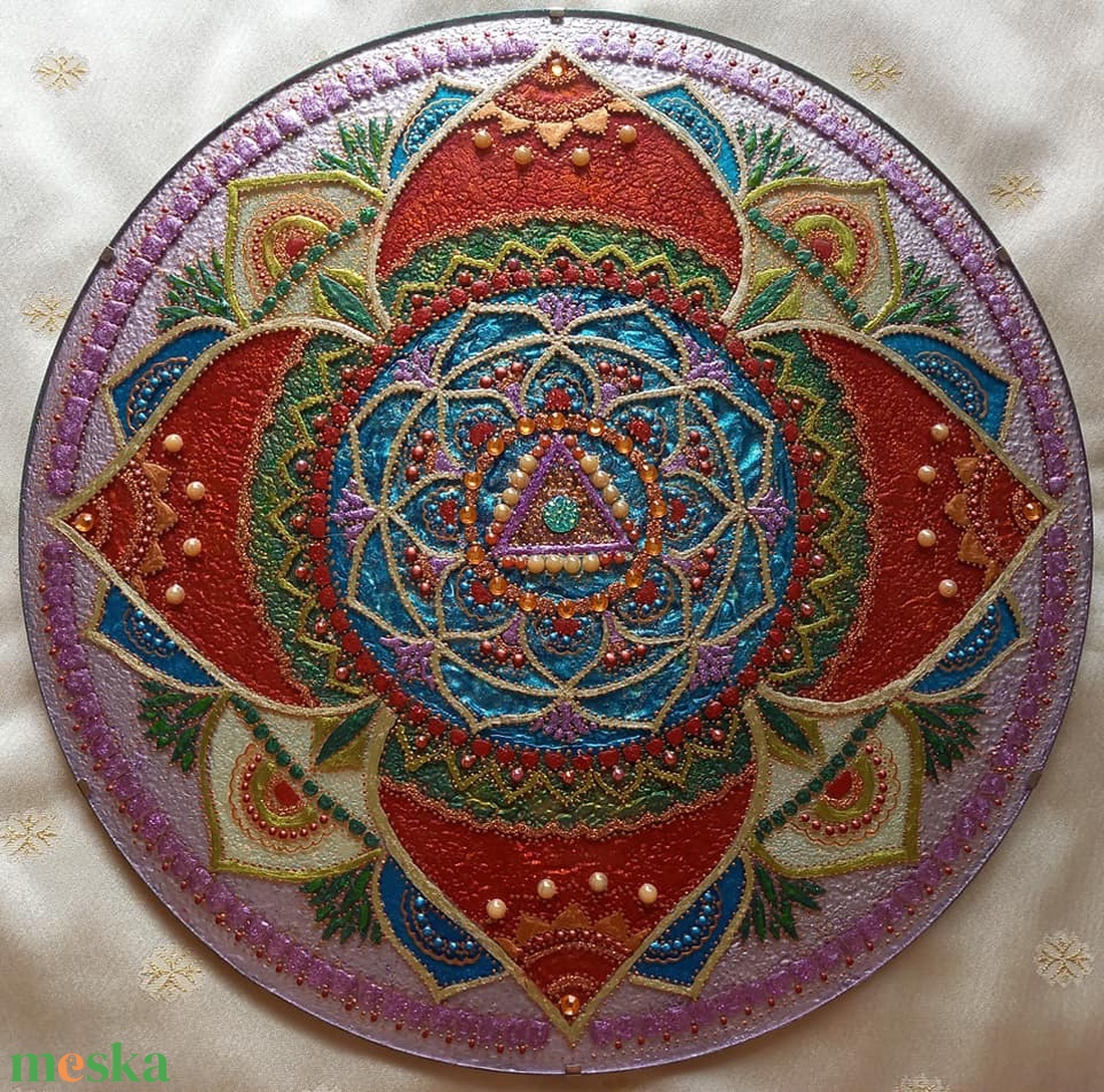 Gyökércsakra Mandala - otthon & lakás - dekoráció - spiritualitás - mandala - Meska.hu