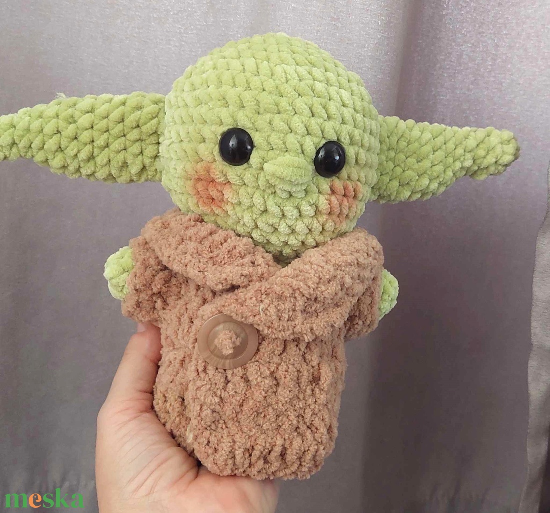 Baby Yoda 2 méretben - játék & sport - plüssállat & játékfigura - más figura - Meska.hu