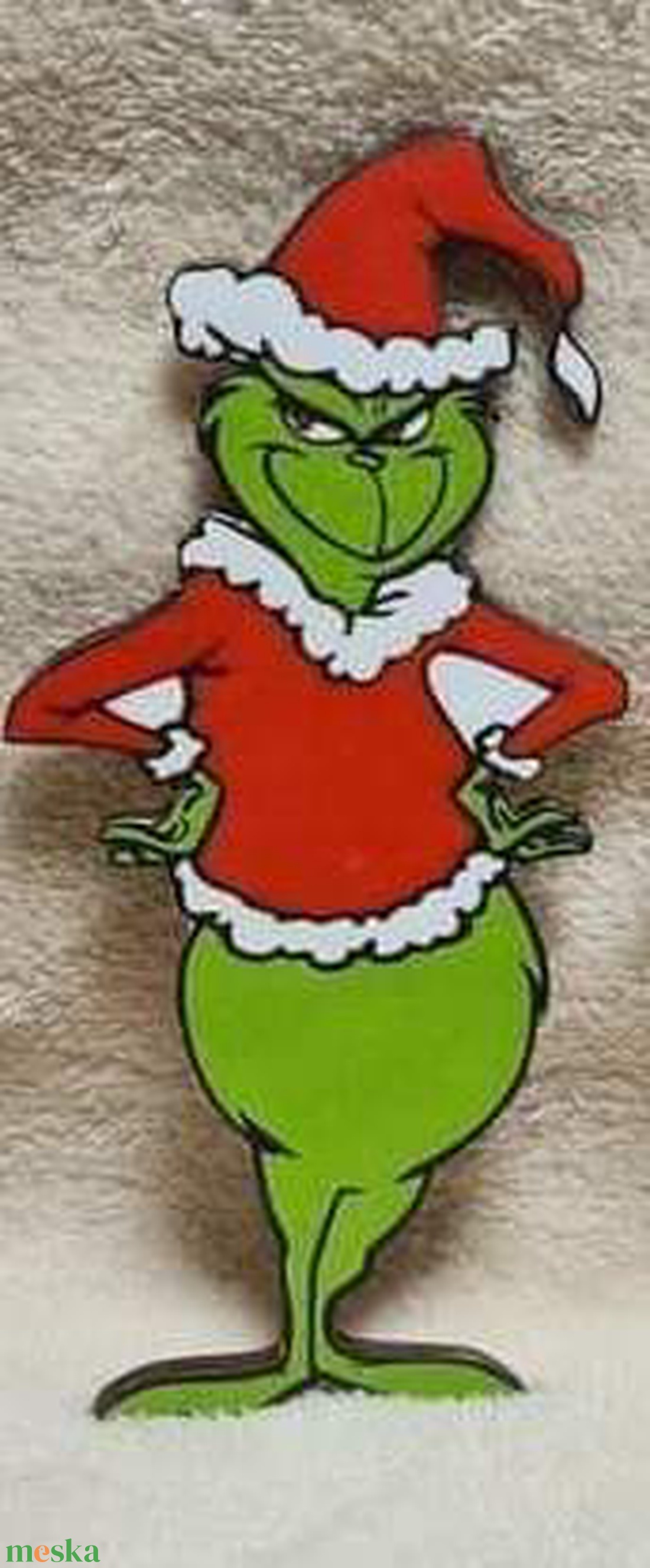 Grinch karácsonyfa díszek  - karácsony - karácsonyi lakásdekoráció - karácsonyfadíszek - Meska.hu