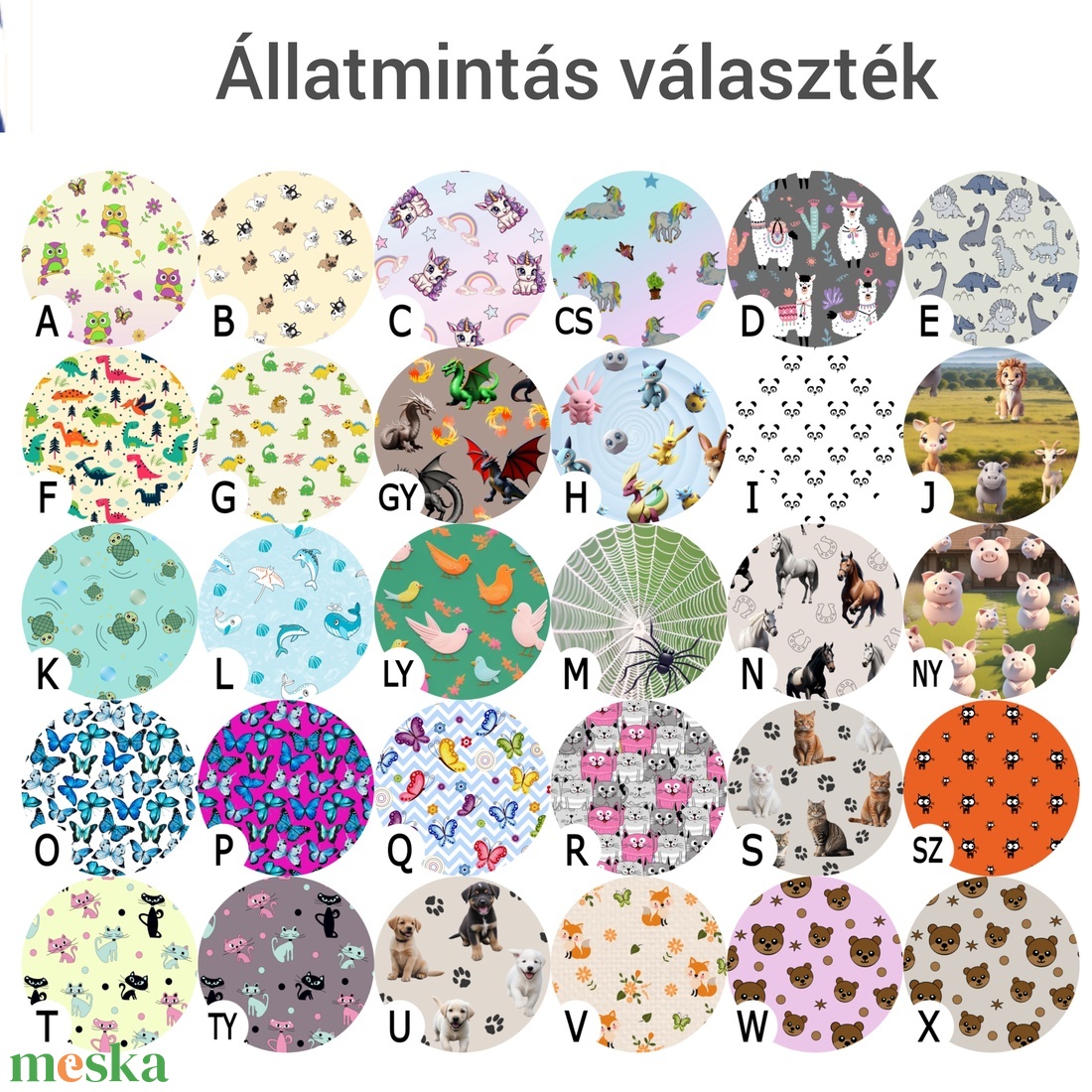 CareSens Air vércukormérő szenzorhoz mintás tapasz (szenzortapasz) 5 db/csomag - otthon & életmód - papír írószer - matrica, matrica csomag - Meska.hu