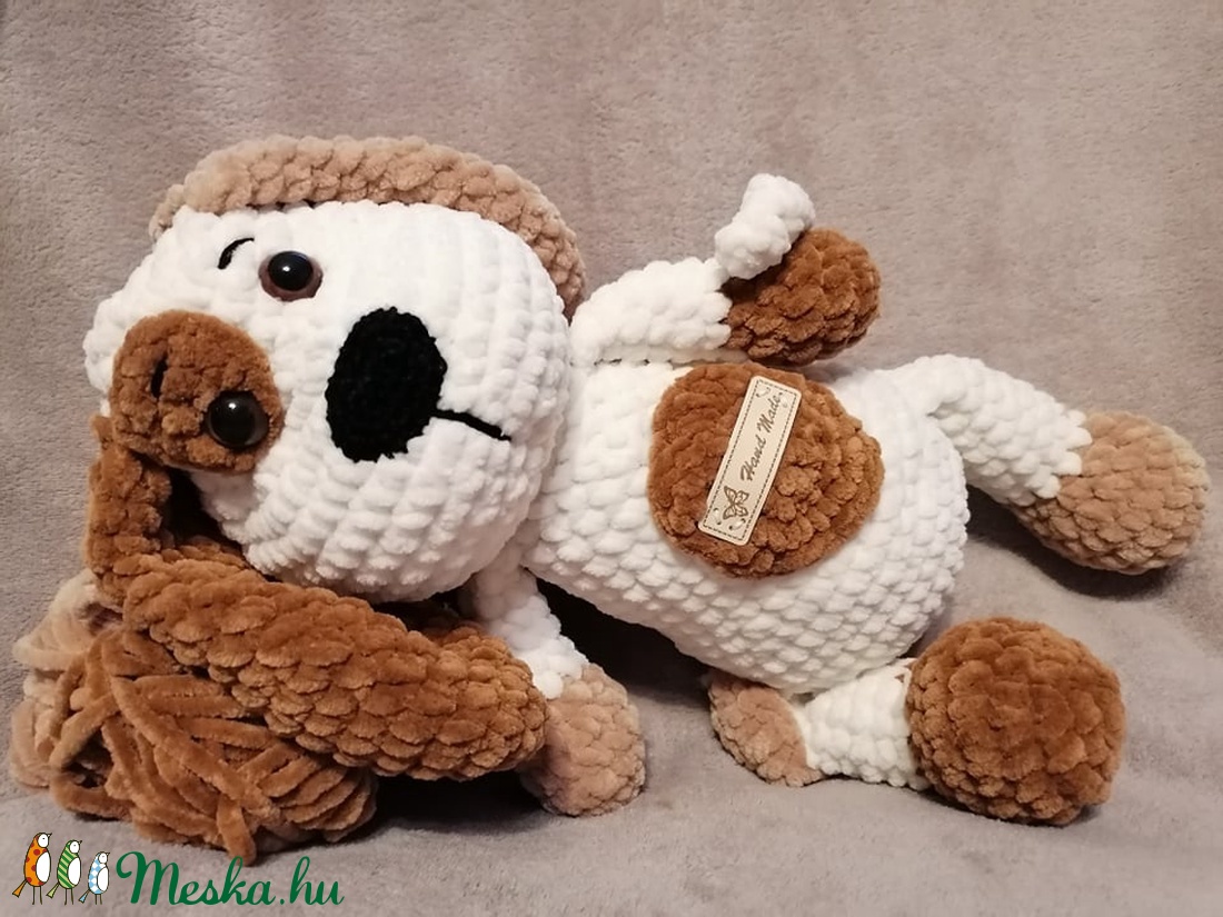 Foltoska amigurumi kutya - játék & sport - plüssállat & játékfigura - kutya - Meska.hu