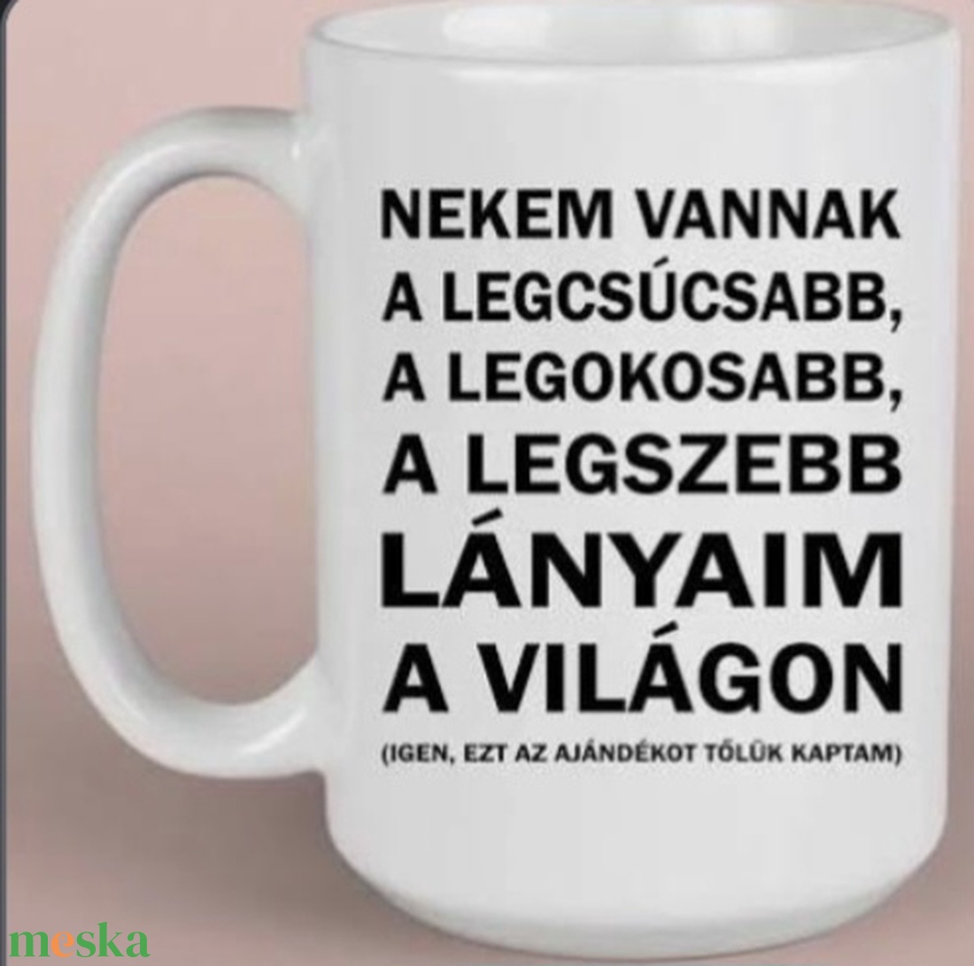 Nekem vannak... fehér bögre - otthon & lakás - konyhafelszerelés, tálalás - tálalás - bögre & csésze - Meska.hu