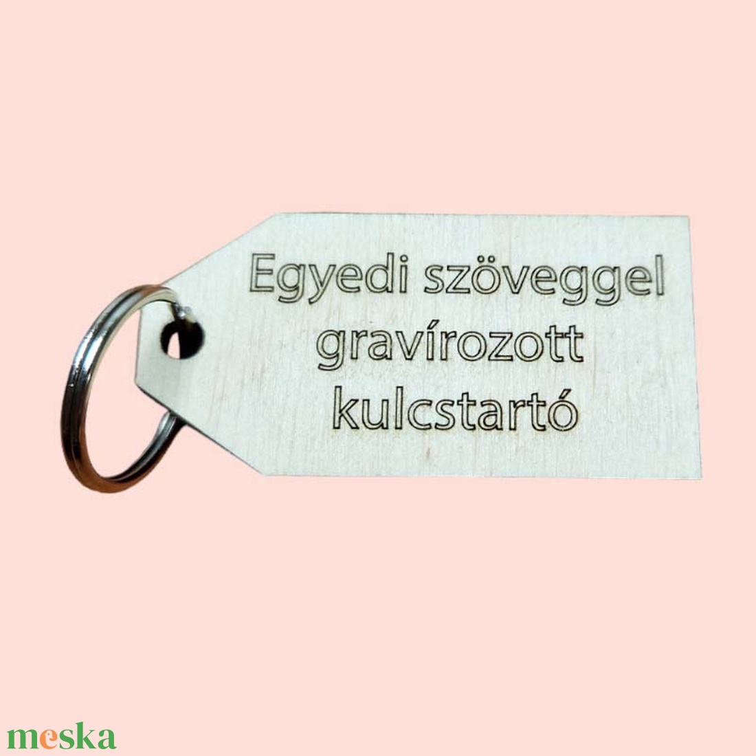 Egyedi üzenettel gravírozott kulcstartó - táska & tok - kulcstartó & táskadísz - kulcstartó - Meska.hu