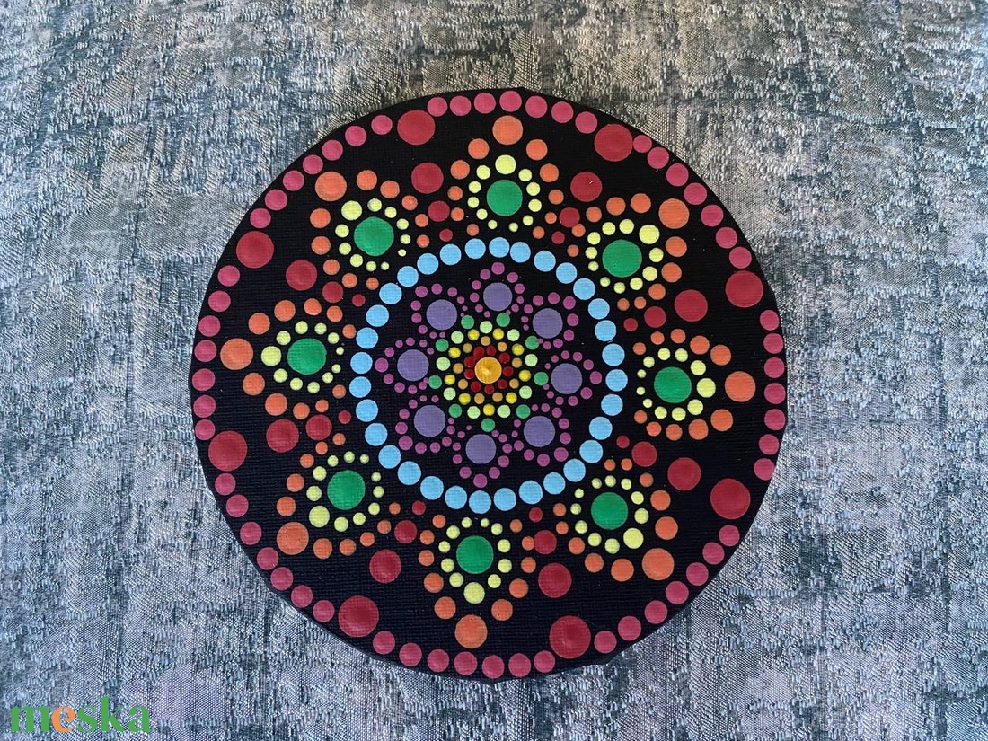 Narancsvirág mandala - otthon & életmód - dekoráció - spiritualitás - mandala - Meska.hu