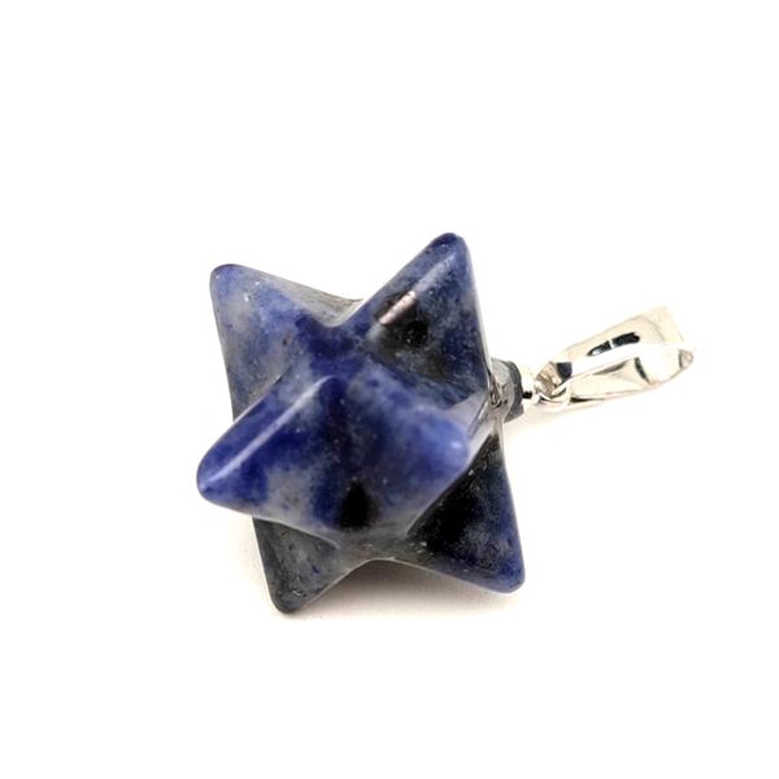 Merkaba medál Szodalit 2x2cm - ékszer - nyaklánc - medál - Meska.hu