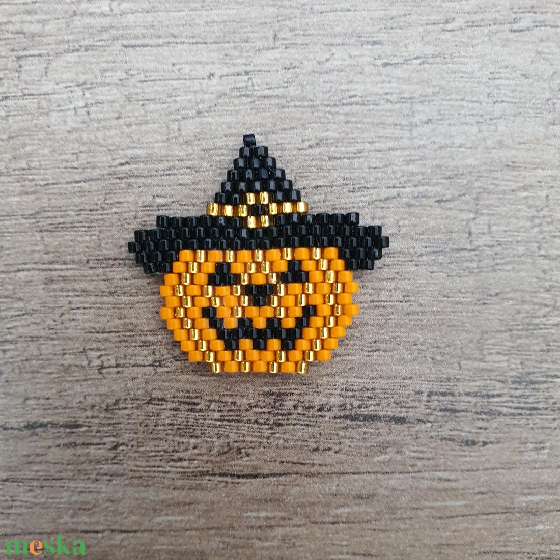 Halloween tök hűtőmágnes - otthon & életmód - dekoráció - halloween - halloweeni dekoráció - Meska.hu