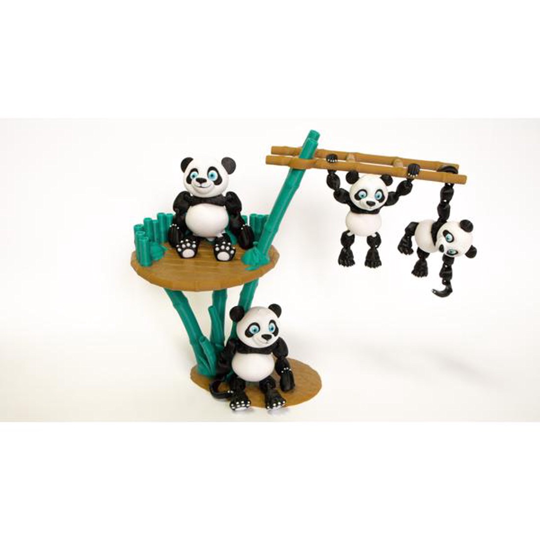  3d nyomtatott panda figurák - játék & sport - plüssállat & játékfigura - más figura - Meska.hu